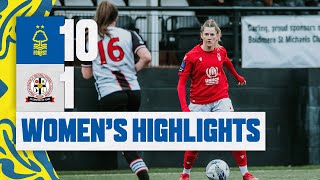 WOMENS HIGHLIGHTS  10 GOALS AS REDS GO 5 CLEAR  BOLDMERE ST MICHAELS 110 NOTTINGHAM FOREST [upl. by Gordan739]