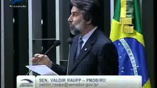 Sen Valdir Raupp descreve ações do governo de Rondônia [upl. by Web266]