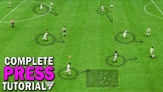 HOW TO PRESS LIKE A PRO IN EA FC 24  COMPLETE PRESS TUTORIAL [upl. by Westleigh]