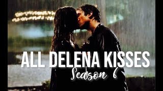 All Delena Kisses ♡ Season 6 [upl. by Sirraj]