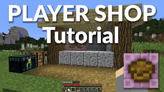 How to make a Player Shop on the Muffincraft Server [upl. by Ajar]