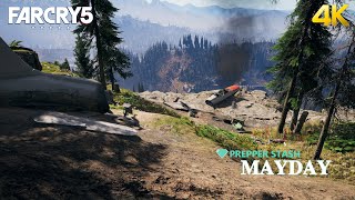 Far Cry 5  Gameplay  PREPPER STASH  Mayday [upl. by Ikcim]