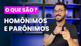 Aula sobre HOMÔNIMOS e PARÔNIMOS [upl. by Marston284]