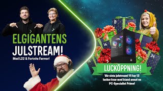 Julstream med Elgiganten Gaming 🎅 [upl. by Cilegna]