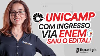 UNICAMP 2023 via ENEM  Saiu o Edital [upl. by Elorac]