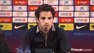 Cesc Fabregas emotional tribute to Arsenal manager Arsène Wenger [upl. by Odericus]