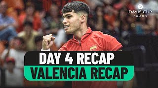 Valencia Day 4 Recap  Davis Cup 2024 Finals Group Stage [upl. by Naired]