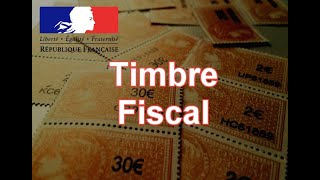 Achat dun timbre fiscal  France [upl. by Grussing]