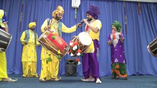 DHOL BLASTERS Small Sample  King Gurcharan Mall [upl. by Olav]