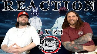 Demon Slayer 1x24 REACTION quotRehabilitation Trainingquot [upl. by Llejk]