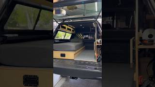 Do you like this truck bed camping setup truck camping overlanding 4x4 solotravel [upl. by Brufsky638]