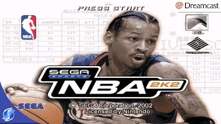 NBA 2K2  SEGA DREAMCAST GAMEPLAY [upl. by Cynthy]