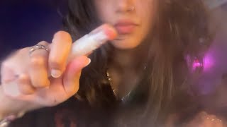 ASMR spraying water on your screen lofi spray tapping personal attention [upl. by Ardnikal]