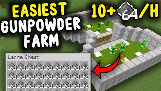 EASIEST CREEPER FARM In Minecraft 121 [upl. by Yancy999]