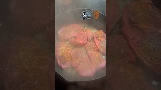 ASMR Sizzling Beef Steaks ASMR ASMRsounds LoopChallenge BeefSteak Shorts [upl. by Hareenum597]