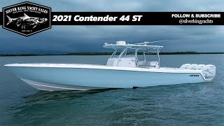 Offshore Fishing MACHINE 44 Contender ST l Quad Yamaha 425HP XTO l Contender Boats 44ST Video Tour [upl. by Gnut786]