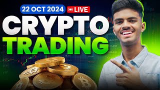 Live Trading Future amp Options In CryptoCurrency Bitcoin Live Trading 22 October 2024 Delta Exchange [upl. by Haley]