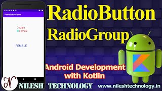 Radio Buttons amp Radio Group  Android Studio with Kotlin [upl. by Sartin150]