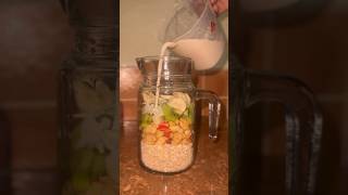 Overnight oats healthybreakfast overnightoats easy healthy [upl. by Pollard105]