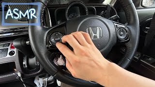 ASMR 車内のタッピング Tapping inside the car [upl. by Atinat]