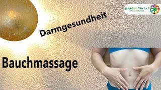 Bauchmassage bei Verstopfung Bauchschmerzen und Darmbeschwerden [upl. by Netsriik975]