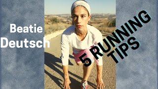 Beatie Deutsch shares 5 Running Tips for Beginners to Athletics [upl. by Ymarej]