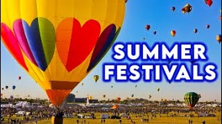 Top 10 Best SUMMER FESTIVALS In Europe [upl. by Sualokcin]