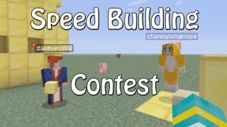 Minecraft Xbox  Speed Building Contest  W Stampylongnose  Part 1 [upl. by Akinom]