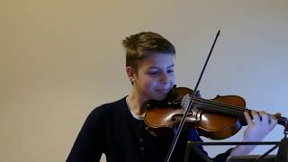 CONCERTINO Op 14  A minor   Leo Portnoff  violino [upl. by Odrahcir]