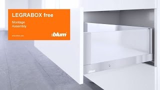 Blum  gaveta LEGRABOX free  montagem e ajuste [upl. by Aisatal]