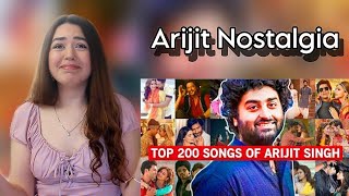 Top 200 Nostalgic Songs Of Arijit Singh Reaction 20112024  Bollywood Songs Of Arijit Singh [upl. by Eimmot]