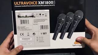 Unboxing Behringer Ultravoice XM1800S  Monotone Audio amp Lights [upl. by Anasiul]