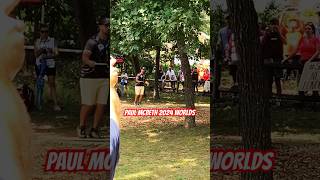 Paul McBeth SlowMo Worlds 2024 discgolf worlds paulmcbeth 2024 goat short shorts slowmo [upl. by Reggis]