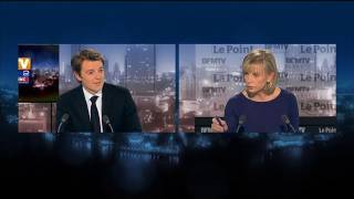 BFMTV 2012  François Baroin face à Elisabeth Guigou [upl. by Nauqan217]