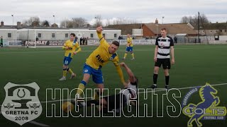 BRIGHT START BUT ANOTHER LOSS  GRETNA VS CUMBERNAULD COLTS HIGHLIGHTS [upl. by Enaoj]