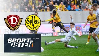 Rückschlag im Aufstiegsrennen Dresden unterliegt Neuling Bayreuth  Sport im Osten  MDR [upl. by Nylesoy65]