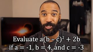 Evaluating Algebraic Expressions practice problems [upl. by Trescott382]