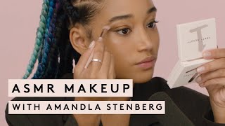 ASMR SNAP SHADOWS TUTORIAL W AMANDLA STENBERG  FENTY BEAUTY [upl. by Eyaf]