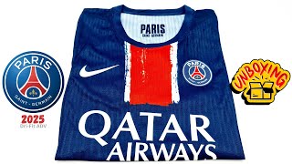 PSG maillot domicile 20242025 player version Unboxing  ASMR [upl. by Giesser]