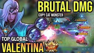 VALENTINA BEST BUILD 2023  TOP GLOBAL VALENTINA GAMEPLAY  MOBILE LEGENDS✓ [upl. by Kermy]