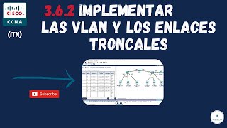 362  Lab  Implementar las VLAN y los enlaces troncales [upl. by Neyut707]