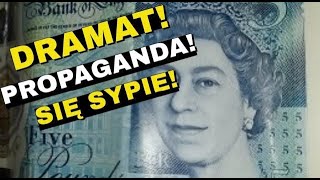 Funt Złoty po 8 zł Polacy sprzedają Domy w Anglii Zapaść GBP Emerytur Pracy w UK [upl. by Lomaj]