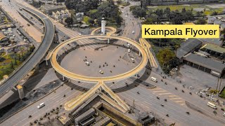 Kampala Flyover has made the City more Beautiful  Kampala City is Shining [upl. by Aiekahs]