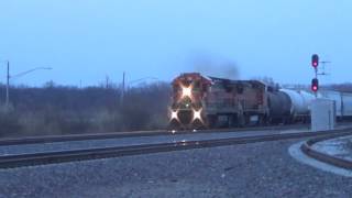 BNSF 589 West Elwood IL 31516 [upl. by Morrison]