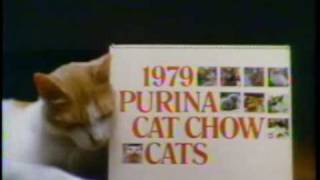 Purina Cat Chow  quotCalendar Catsquot Commercial 1978 [upl. by Atiral193]