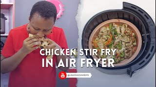 Chicken stir fry in Air Fryer  Chicken Shawarma [upl. by Lidah]