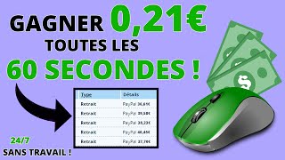 Gagner 021€ toutes les 60 Secondes Nouvelle Méthode   Gagner Argent Paypal Pour les Débutants [upl. by Demp491]