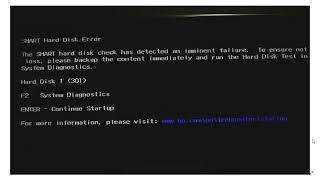HP Laptop Smart Hard Disk ErrorHatası [upl. by Guod]