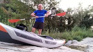 itiwit X500 Strenfit Inflatable Kayak by Decathlon [upl. by Noicpesnoc634]