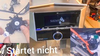 Siemens Eq9 Fehler steckt im Tropfen Bildschirm Keramikventil Neue Version Verpickt dreht nicht [upl. by Aldridge]